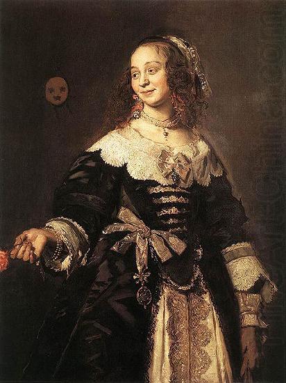 Portrait of Isabella Coymans, Frans Hals